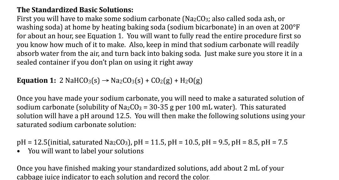 Solved Washing soda (sodium carbonate, Na2CO3), which is