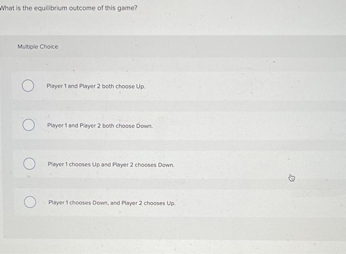 Solved Player 1 And Player 2 Are Playing A Game In Which | Chegg.com