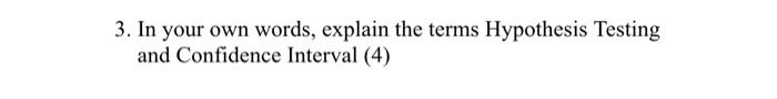 define hypothesis testing in your own words