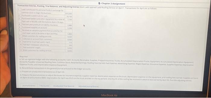 B Chapter 3 Assignment 1 Nroweres | Chegg.com