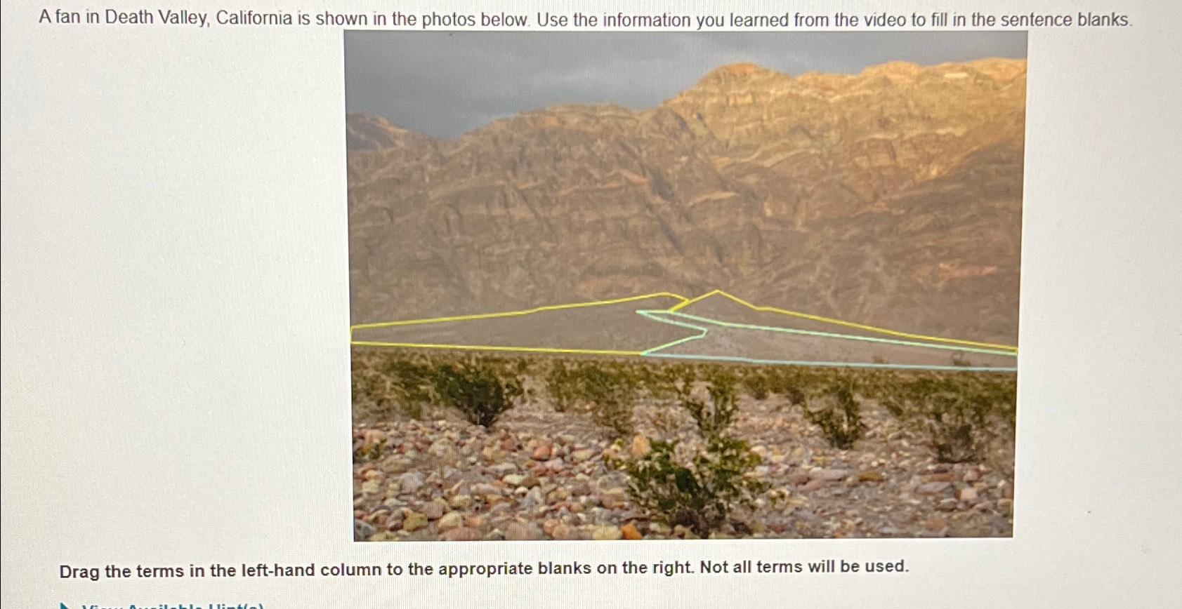 Solved A fan in Death Valley, California is shown in the | Chegg.com