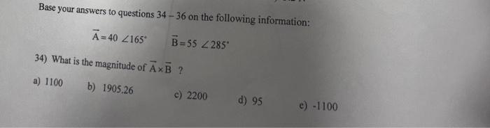 Solved Base your answers to questions ( 34-36 ) on the | Chegg.com