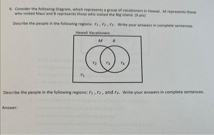 Solved 6. Consider The Following Diagram, Which Represents A | Chegg.com