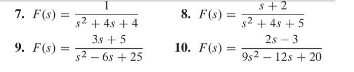Solved Apply the translation theorem to find the inverse | Chegg.com