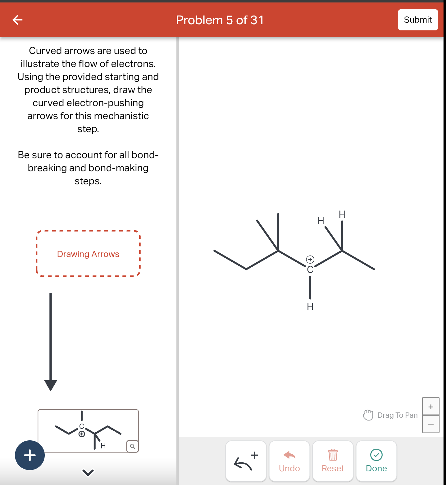 Solved Curved arrows are used to illustrate the flow of | Chegg.com