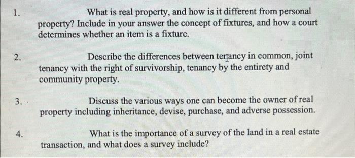 What Is Real Property?