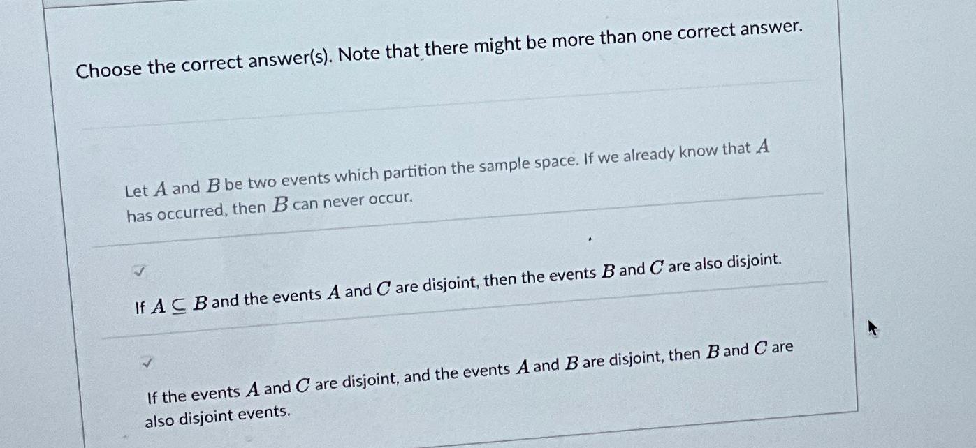 Solved Choose The Correct Answer(s). ﻿Note That There Might | Chegg.com