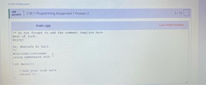 Solved 2.38 Programming Assignment 1 Problem 2 Suppose you | Chegg.com