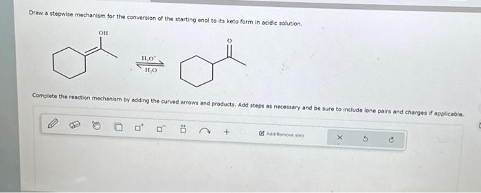 Solved Draw a stepwise mechanism for the conversion of the | Chegg.com