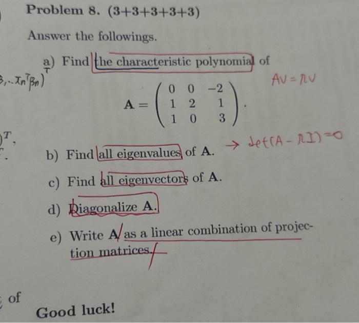 Solved Problem 8 3 3 3 3 3 Answer The Followings A Chegg