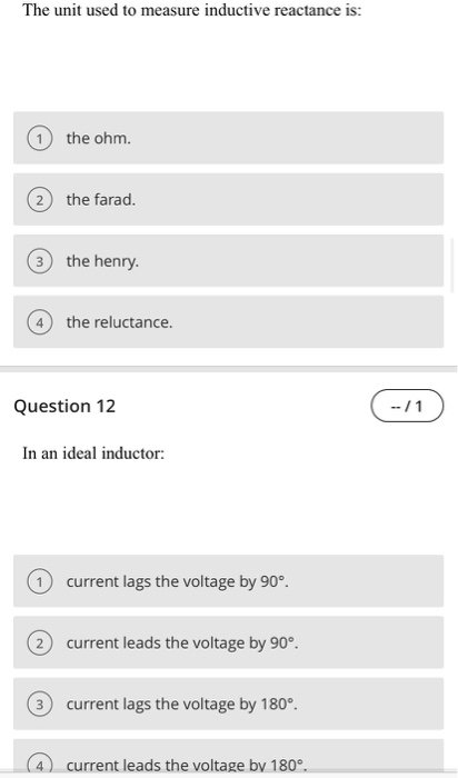 Simple Inductor Questions Solved Question 1 --/1 An inductor is basically a coil of | Chegg.com