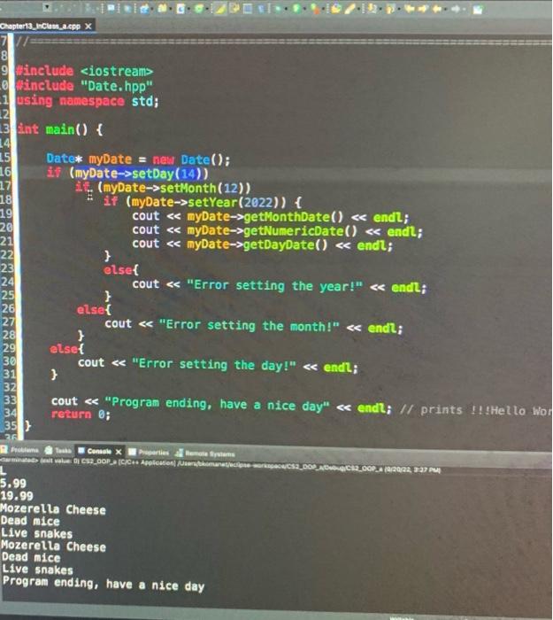 Solved im trying to do a coding exercise for my c++. reads: | Chegg.com