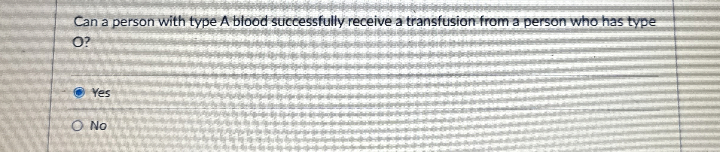 Solved Can a person with type A blood successfully receive a | Chegg.com