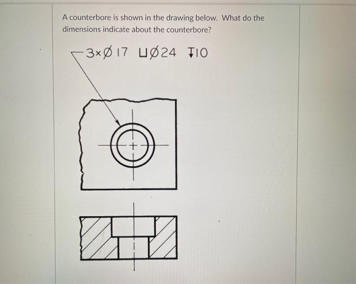 solved-a-counterbore-is-shown-in-the-drawing-below-what-do-chegg