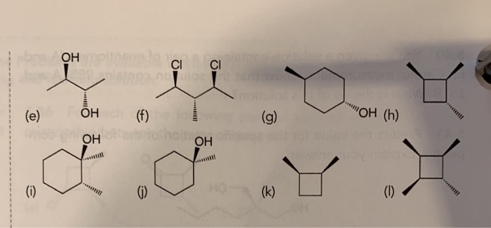 Solved 5.55 Identify whether each of the following compounds | Chegg.com