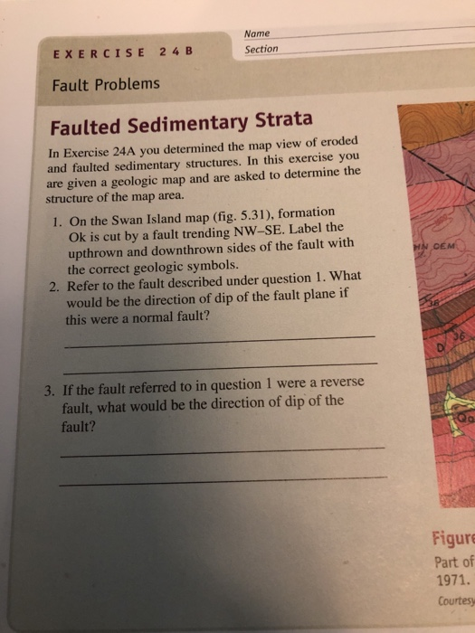 Solved Name Section EXERCISE 2 4 B Fault Problems Faulted | Chegg.com