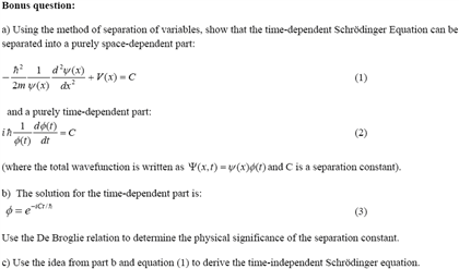 Solved Using the method of separation of variables, show