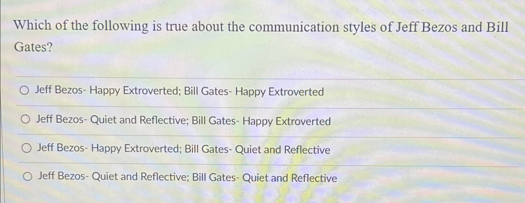Solved Which of the following is true about the | Chegg.com