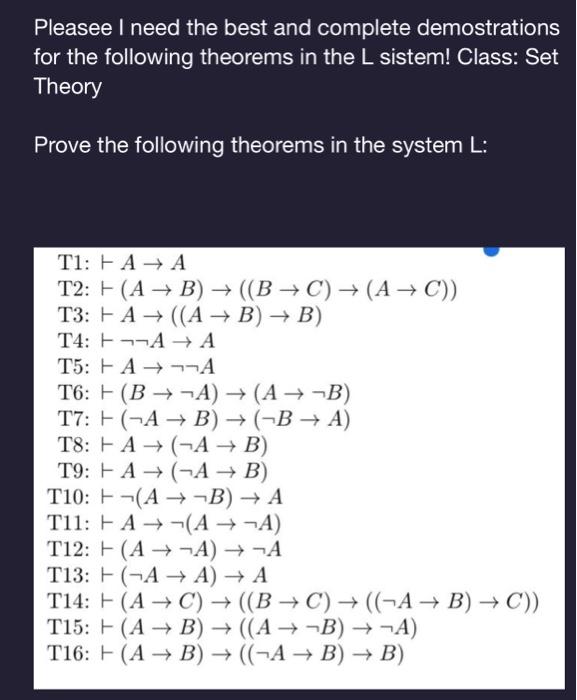 Solved USING THESE THREE AXIOMS | Chegg.com