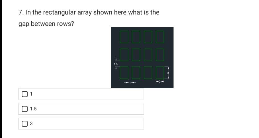 Solved 7. In the rectangular array shown here what is the | Chegg.com