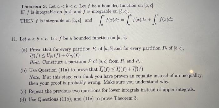 Solved Theorem 3. Let A | Chegg.com