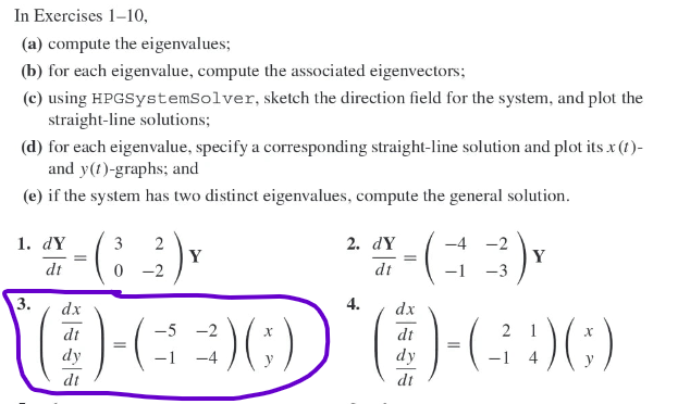 In Exercises 1-10,(a) ﻿compute The Eigenvalues;(b) | Chegg.com