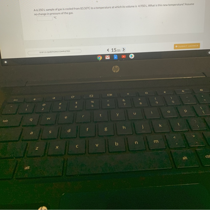 Solved A gas composed of chlorine and oxygen has a density