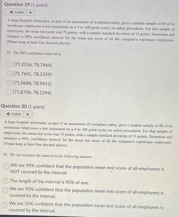 Solved The next three questions (Q28, Q29, and Q30 ) are | Chegg.com