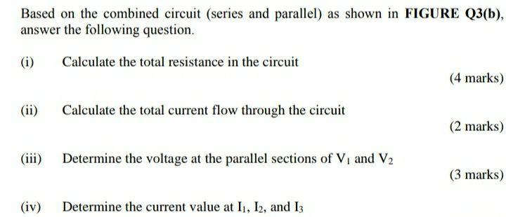 Solved Based On The Combined Circuit (series And Parallel) | Chegg.com