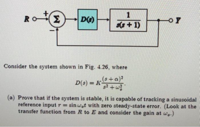 Solved R (ΣΕ DO) H a 1 (8 + 1) OY Consider the system shown | Chegg.com