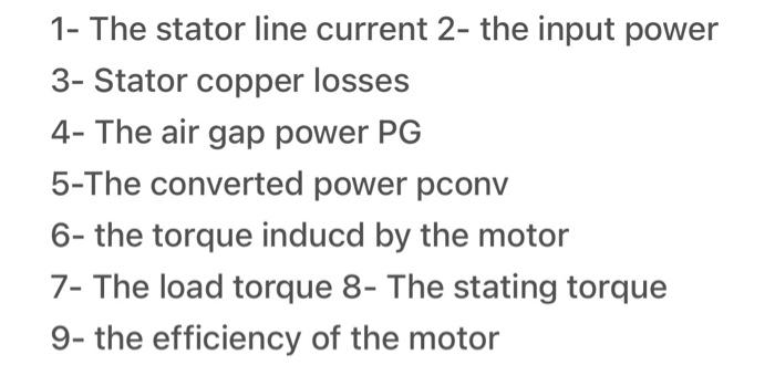 Solved A 380V, 50Hz, 4 pole delta connected induction motor. | Chegg.com