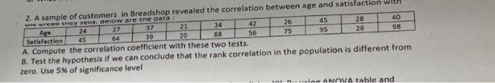Solved 2. A. Compute the correlation coefficient with these | Chegg.com