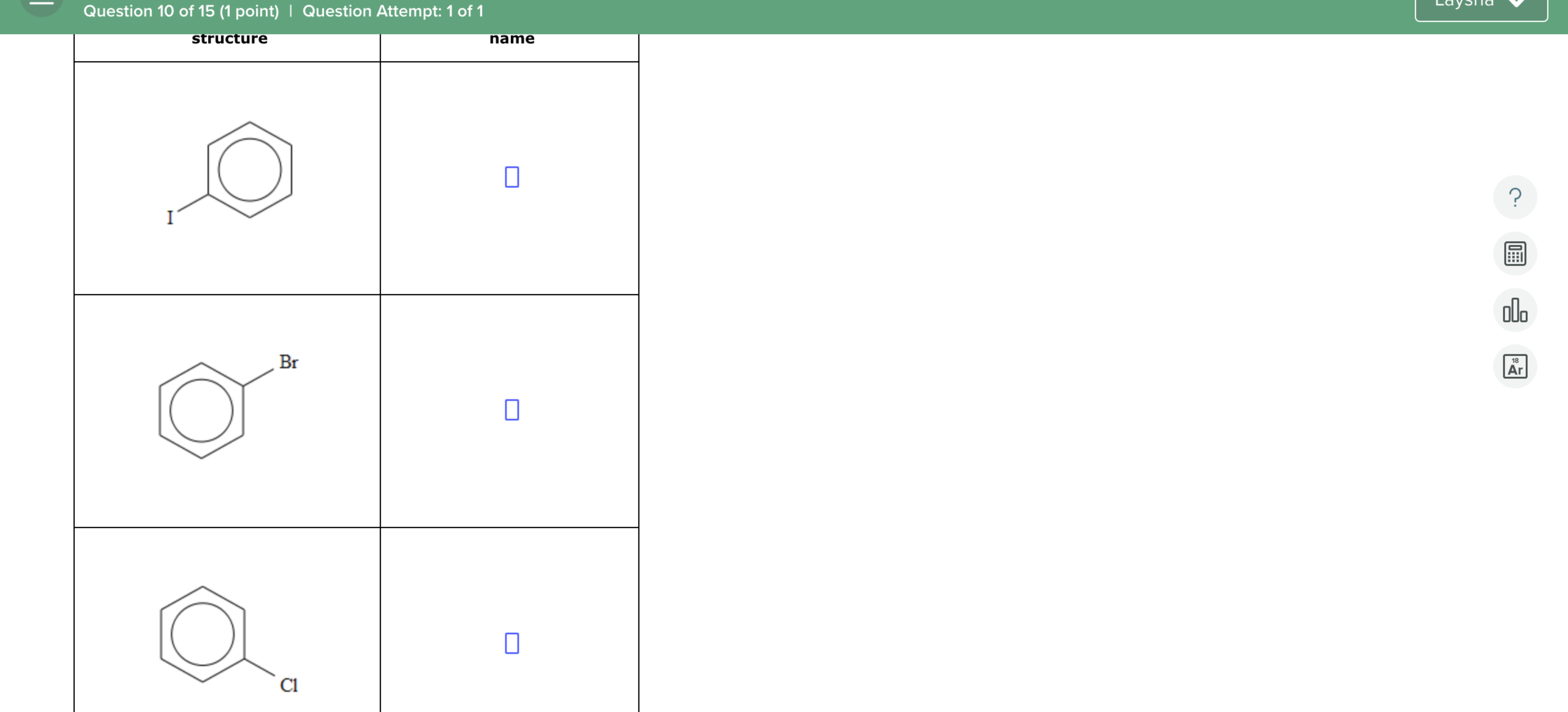 Solved Question 10 ﻿of 15 (1 ﻿point) | ﻿Question Attempt: 1 | Chegg.com