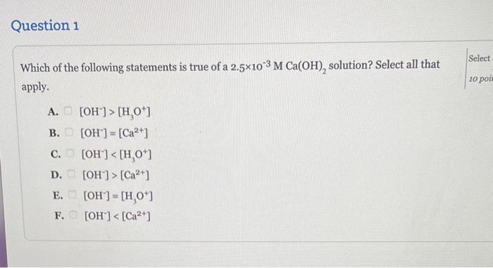 Solved Which of the following statements is true of a | Chegg.com
