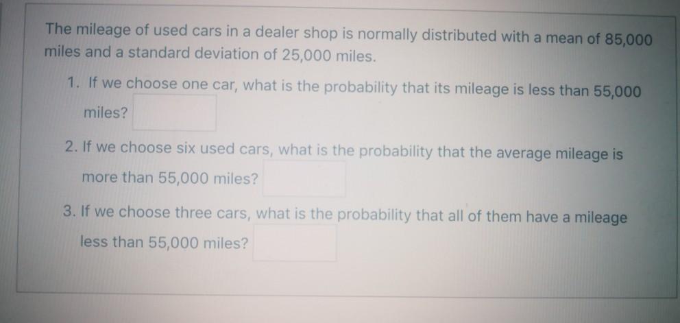 average mileage for used cars
