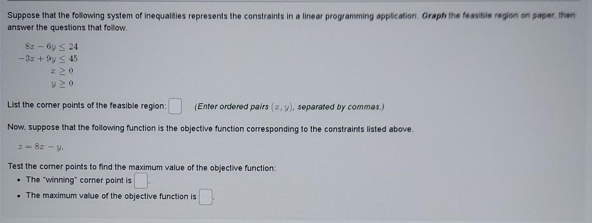 Solved Please solve the following assignment problems with | Chegg.com