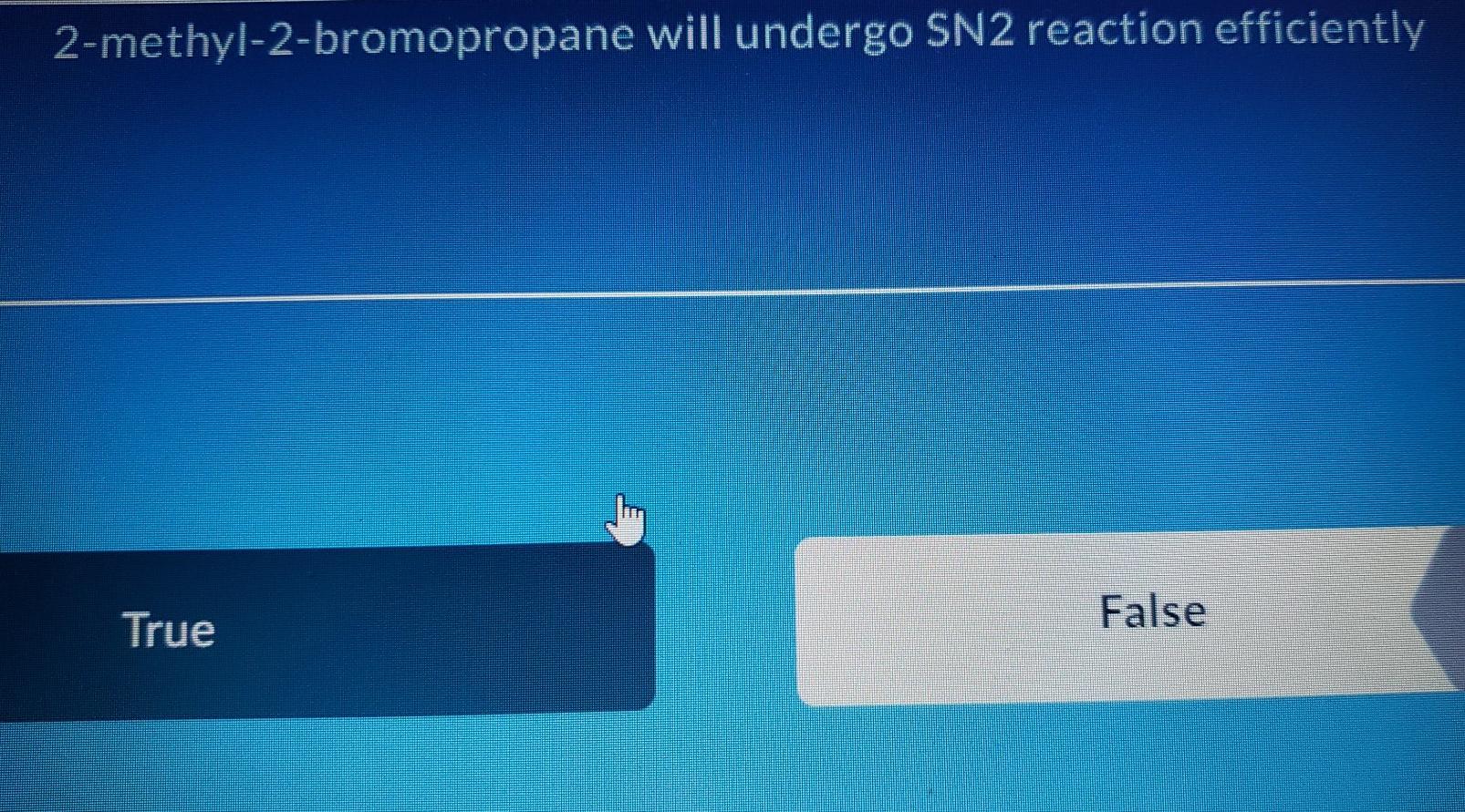 solved-2-methyl-2-bromopropane-will-undergo-sn2-reaction-chegg