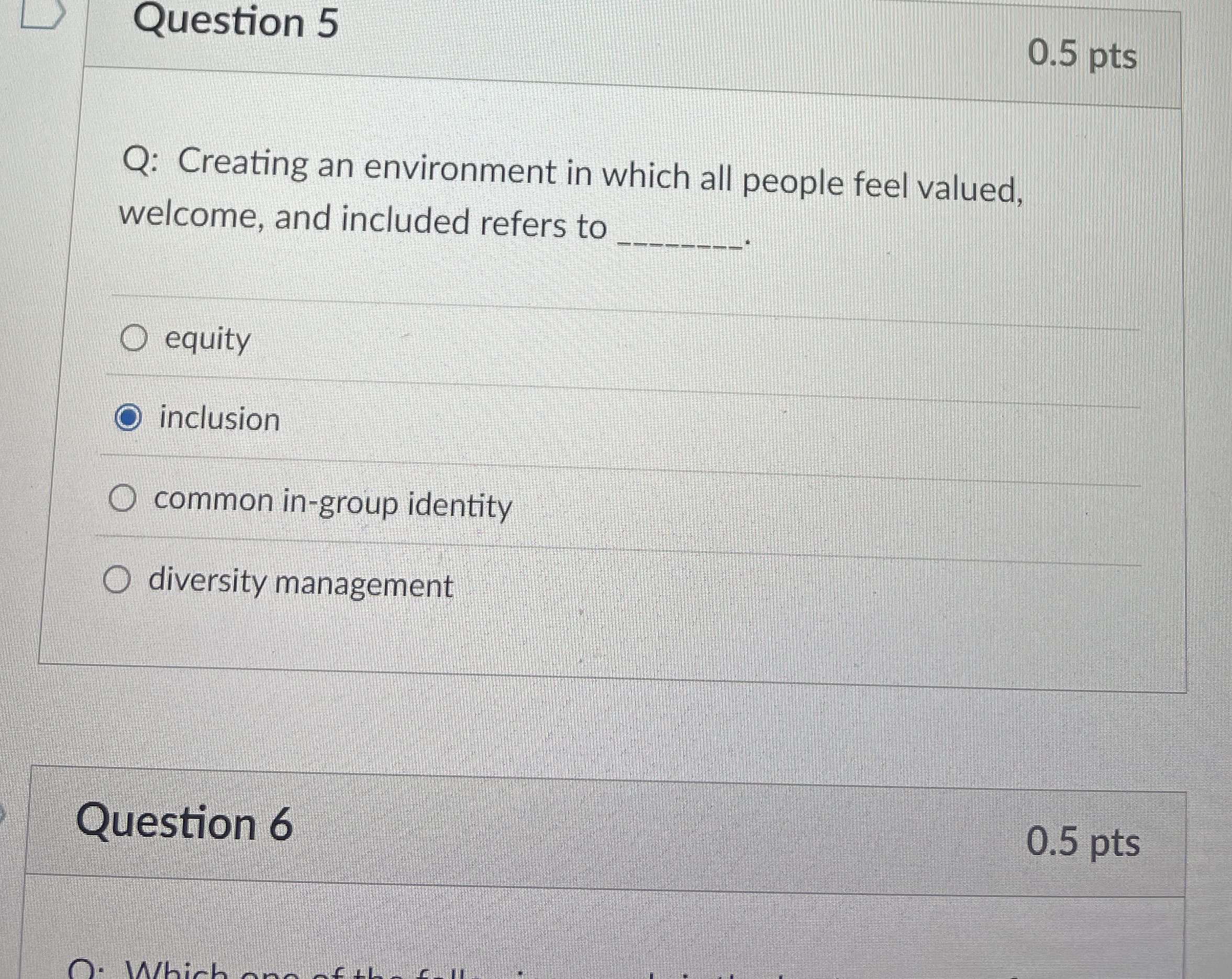 Solved Question 5Q: Creating an environment in which all | Chegg.com