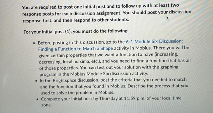 Solved For this week's discussion, you are asked to generate | Chegg.com