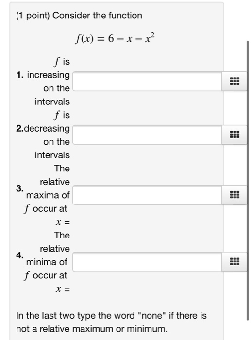 Solved (1 point) Use the graph to answer the following | Chegg.com