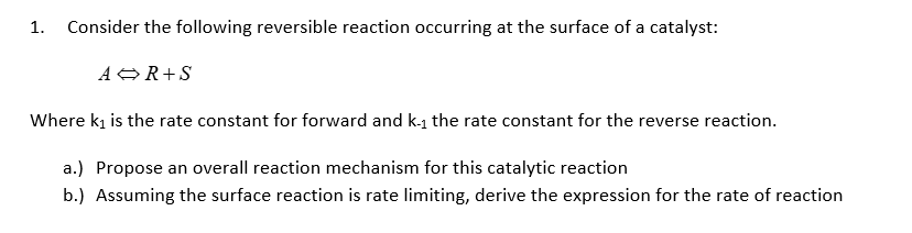Solved Consider the following reversible reaction occurring | Chegg.com
