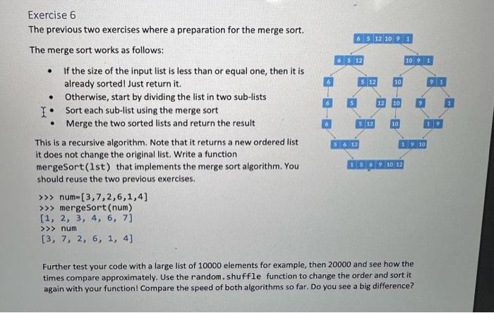 Solved Exercise 6 The previous two exercises where a | Chegg.com