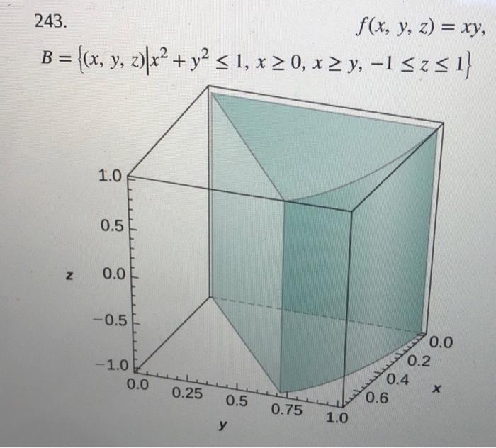 Solved In the following exercises, evaluate the triple | Chegg.com