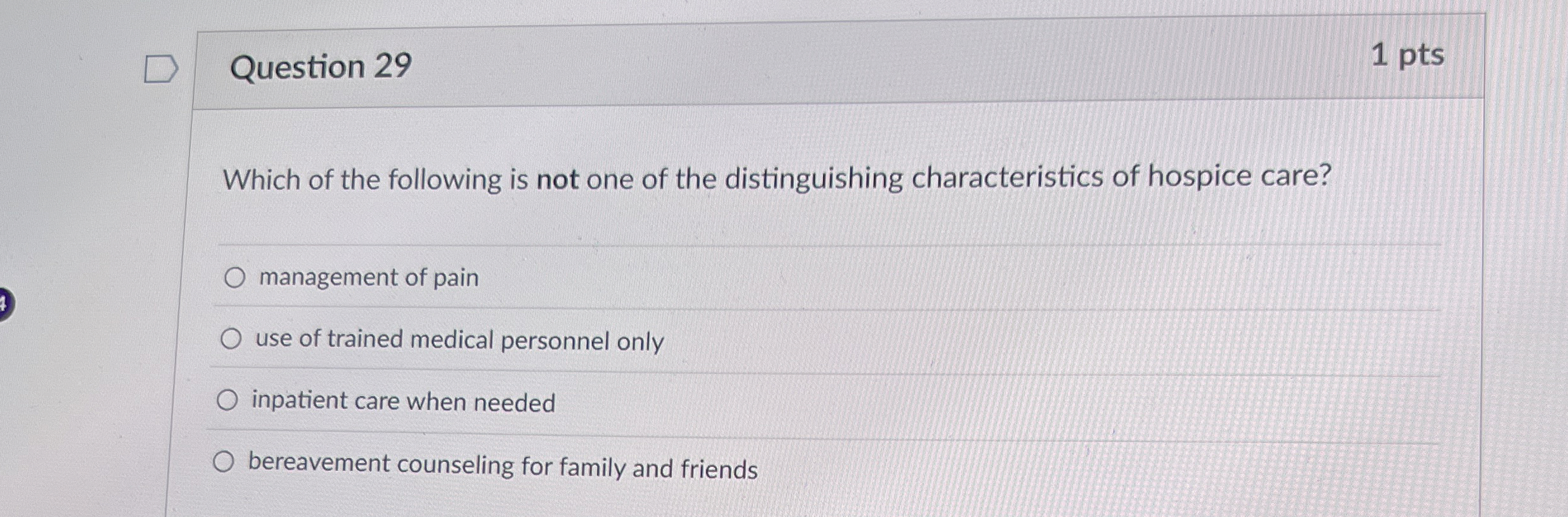 Solved Question 29Which of the following is not one of the
