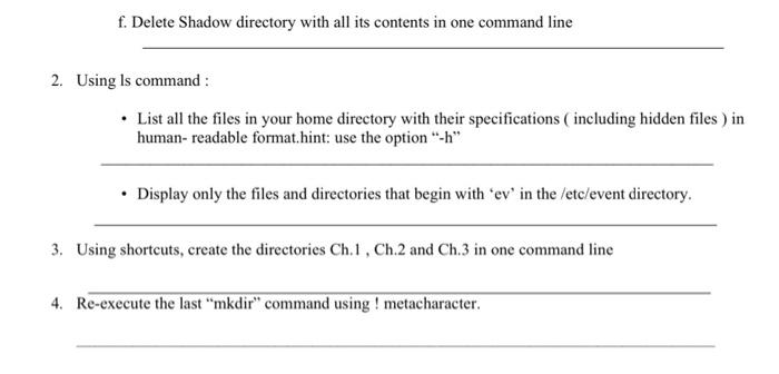 Solved Assignment 1 : Ch. 2 \& Ch. 3 of Red Hat System | Chegg.com