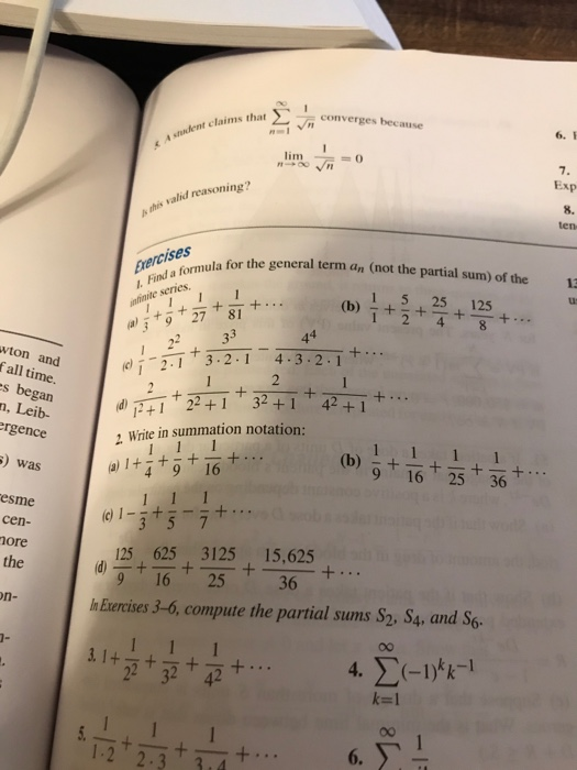 GENERAL TERM FORMULA OF SERIES 1 1 1 2 1 3 1 N visual data 5