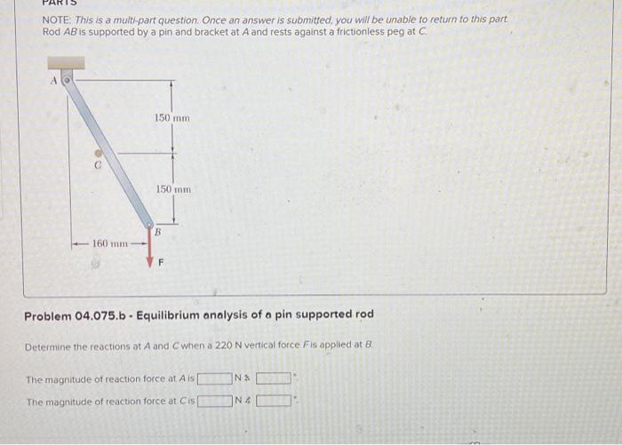 Solved Note: This Is A Multi-part Question. Once An Answer 