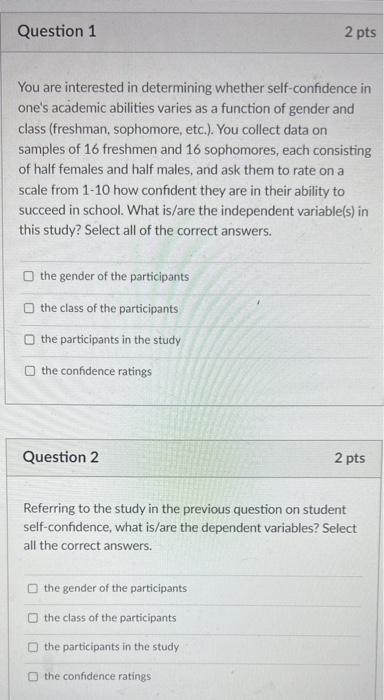 Solved You are interested in determining whether | Chegg.com