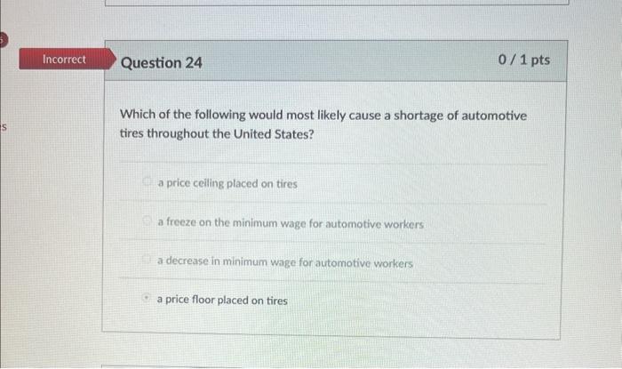 Solved Which of the following would most likely cause a | Chegg.com