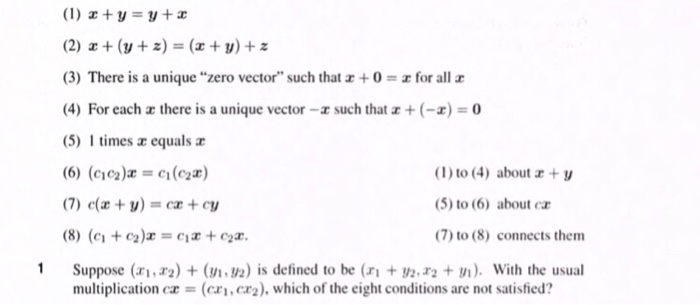 Solved 1 Y Y X 2 Y A Y Z For All R 3 There Chegg Com